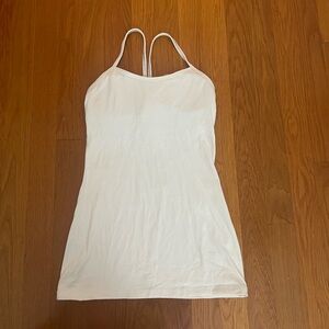 White Lululemon tank top